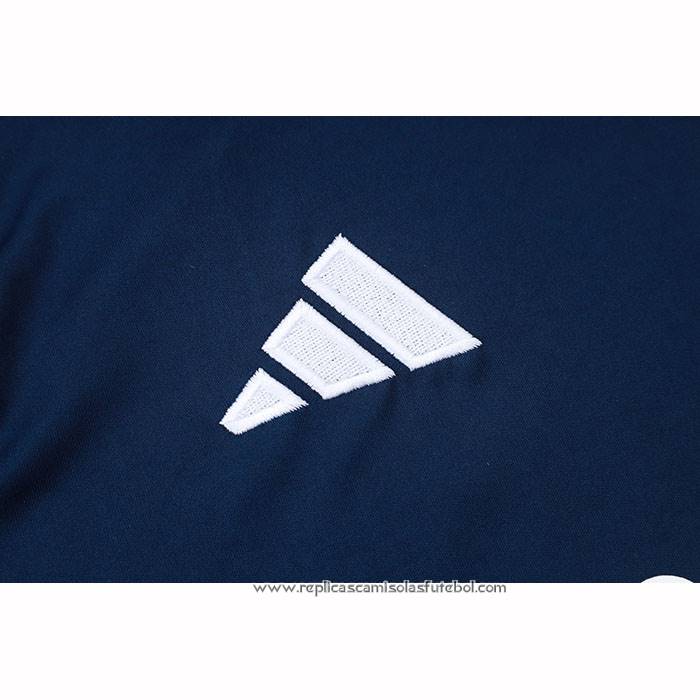 Fato de Treino Real Madrid 2025-2026 Manga Curta Azul Branco - Calcas Curta